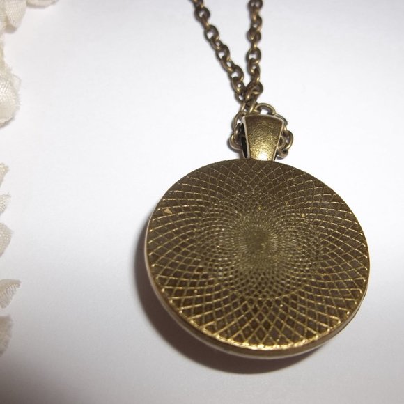 Pentagram Necklace Unisex Style Bronze Brown Costume Jewelry Charm Pendant C556 - Picture 4 of 7